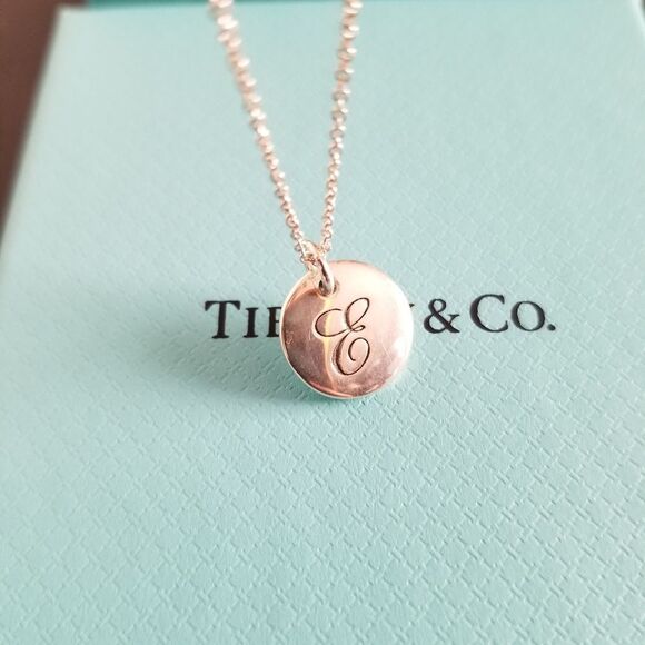 Tiffany & Co. Initial Letter 'E' Necklace - Picture 3 of 9